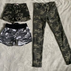 Girls Youth 14 Skinny Jeans/ Hot Kiss Junior 0 Shorts/ VIP Jr 1/2 Shorts